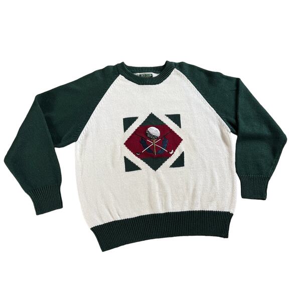 Ivy Club Classics Golf Sweater Sz M - Picture 2 of 8